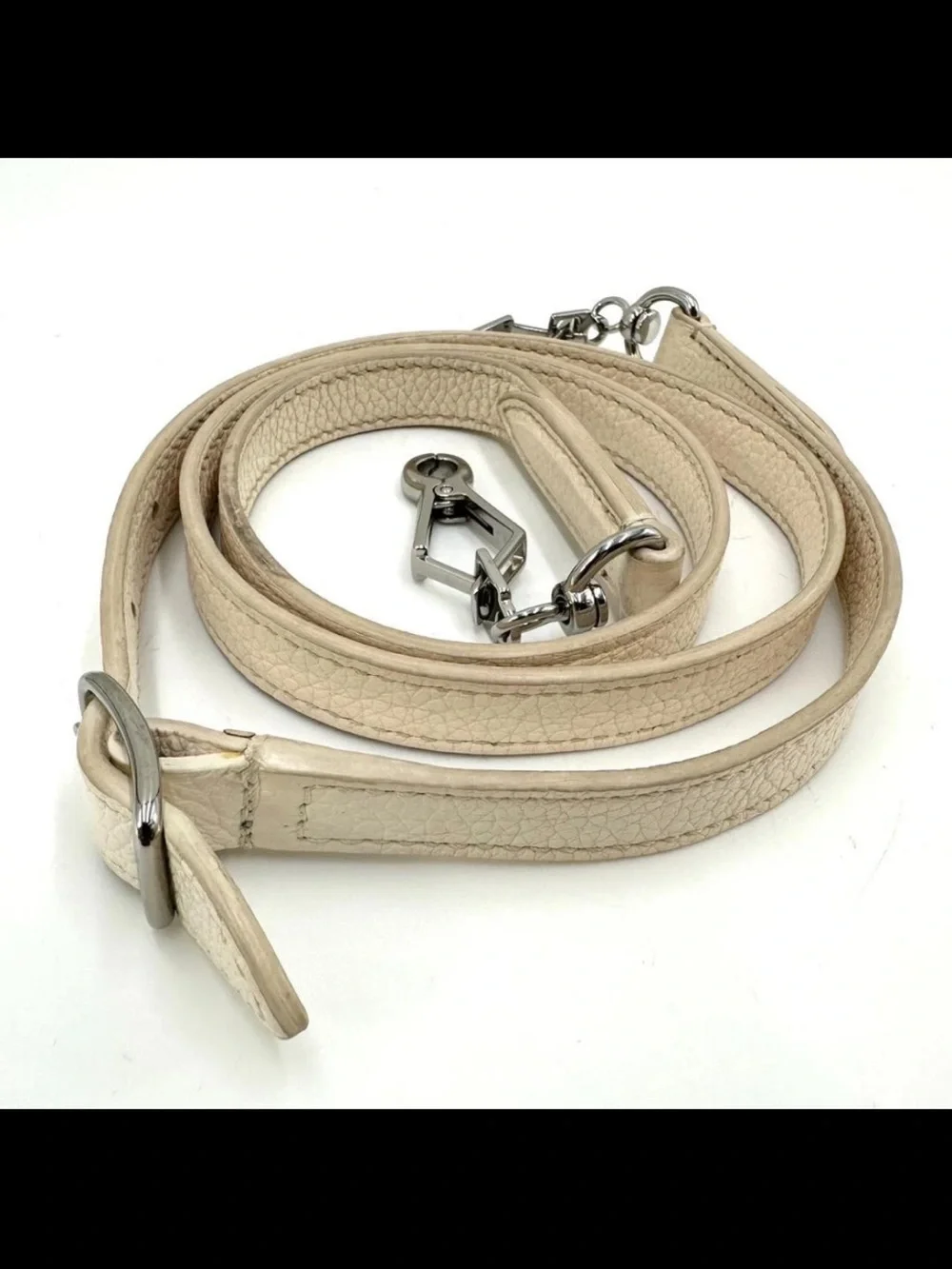 Mulberry Cream Braided-Handle Crossbody Bag